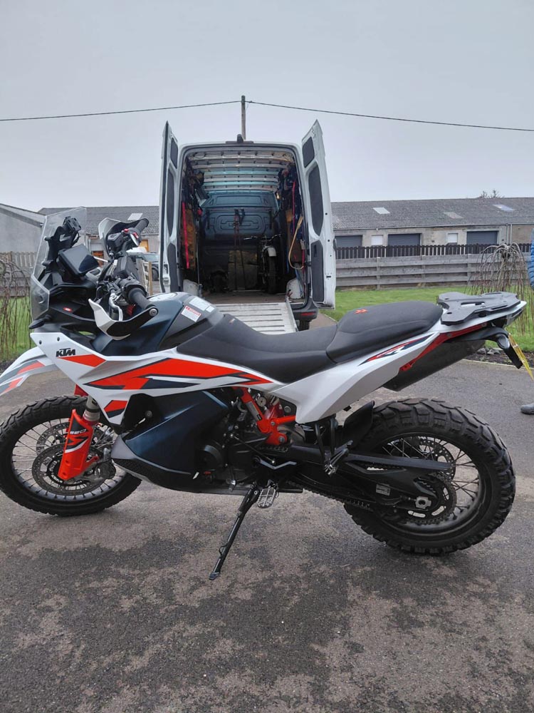 motorcycle transport uk - bike delivered