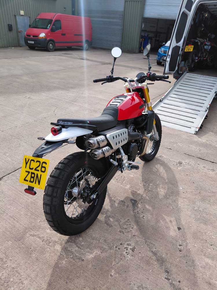 High-value motorcycle transport UK