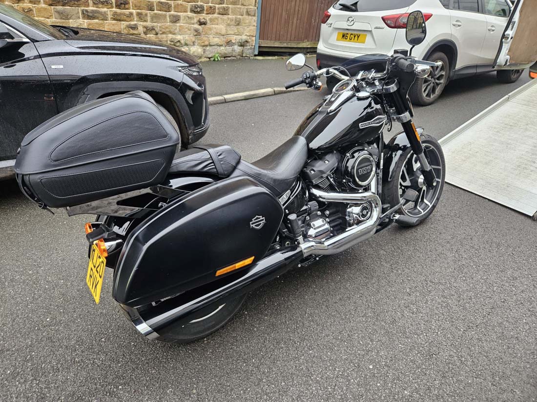 motorcycle delivery uk - scotts diary