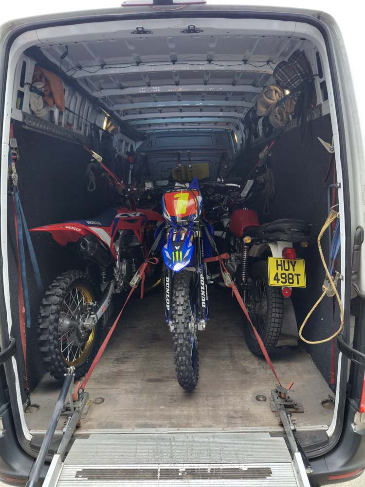 motorcycle delivery uk - scotts diary