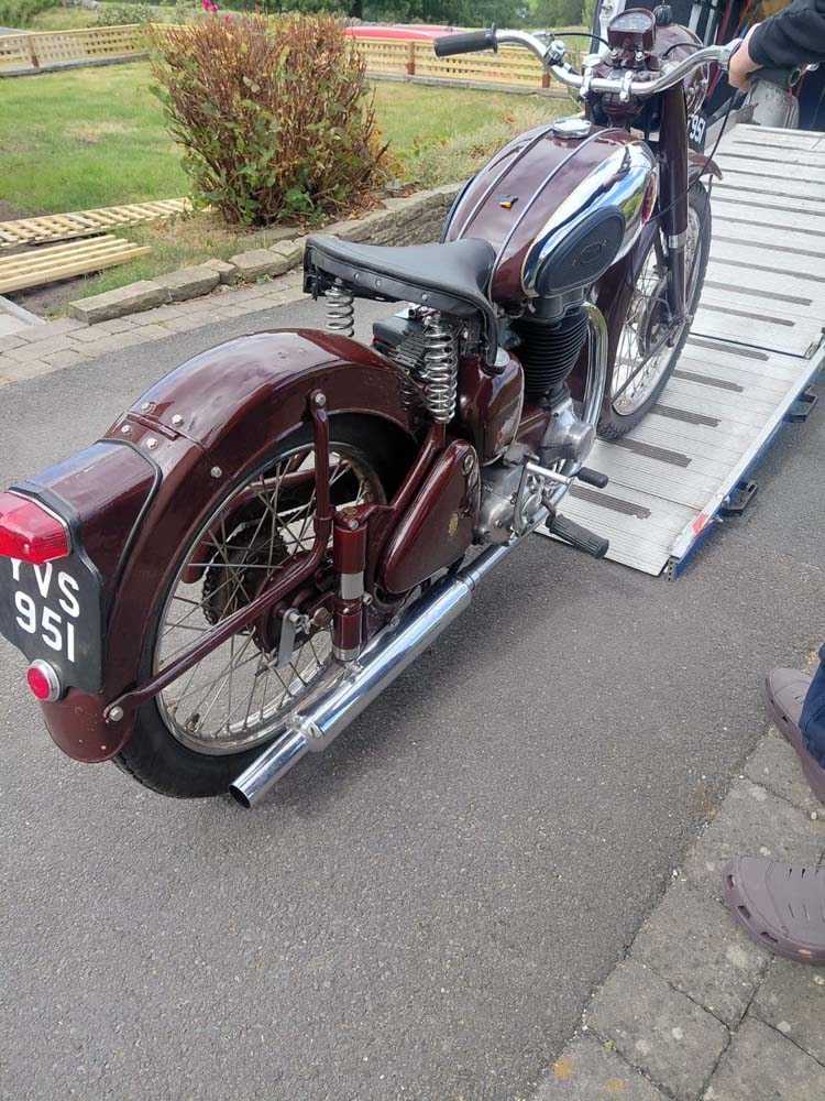 motorcycle delivery uk - scotts diary