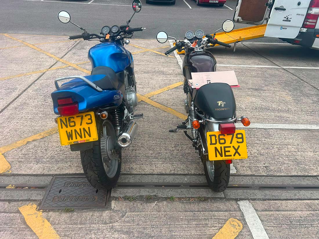 real motorcycle delivery from Cheshire to Rotherham - motorcycle delivery uk