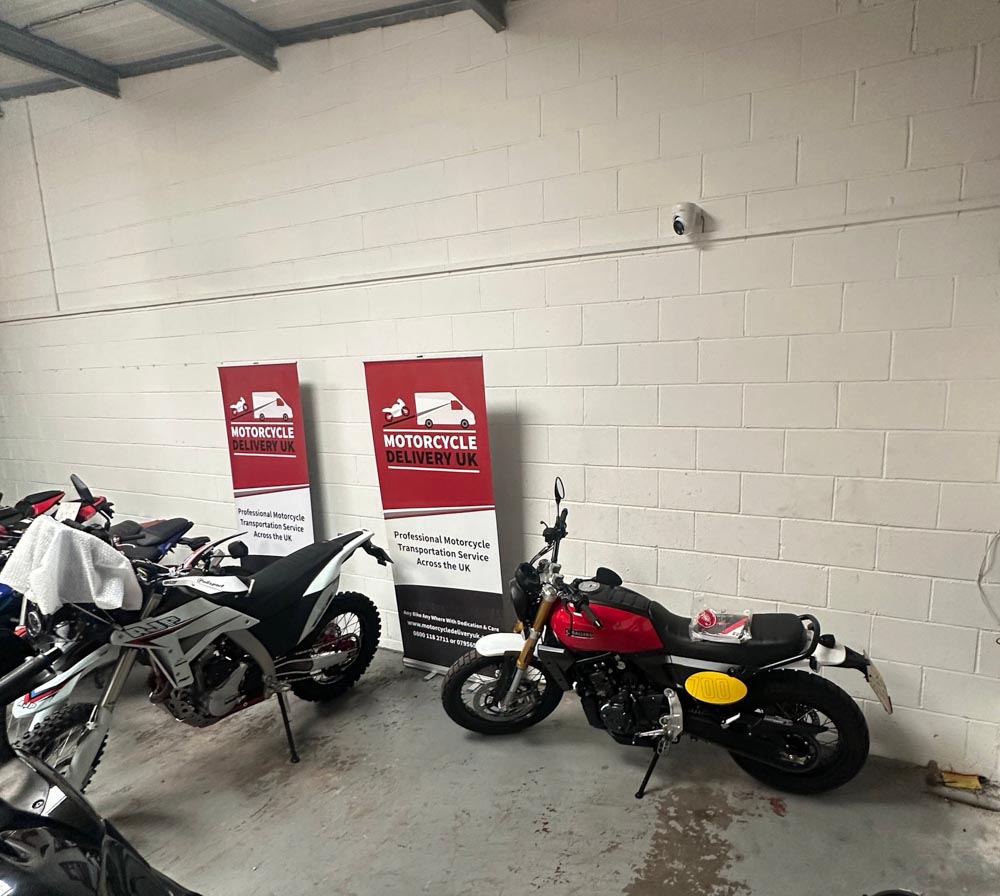 motorcycle storage UK