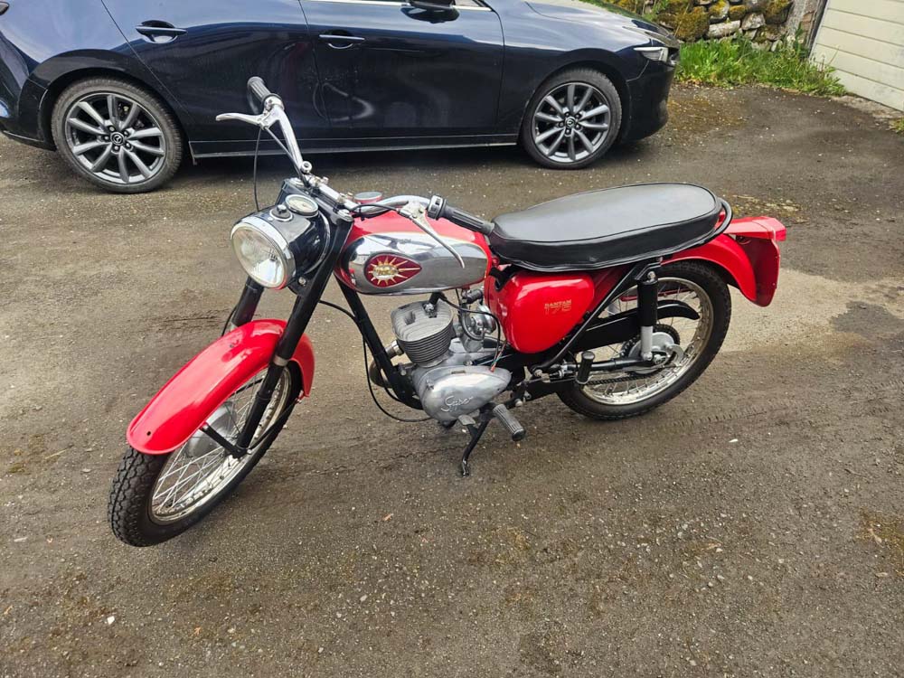 Classic used motorbike ready for collection from a private seller