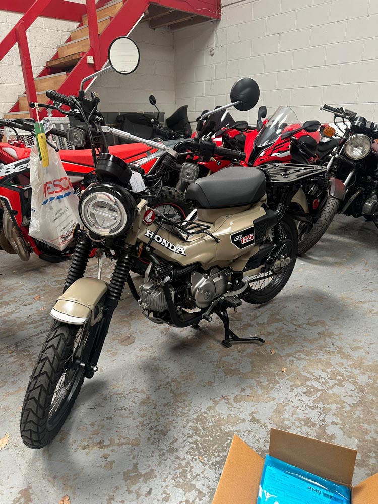 motorcycle storage UK