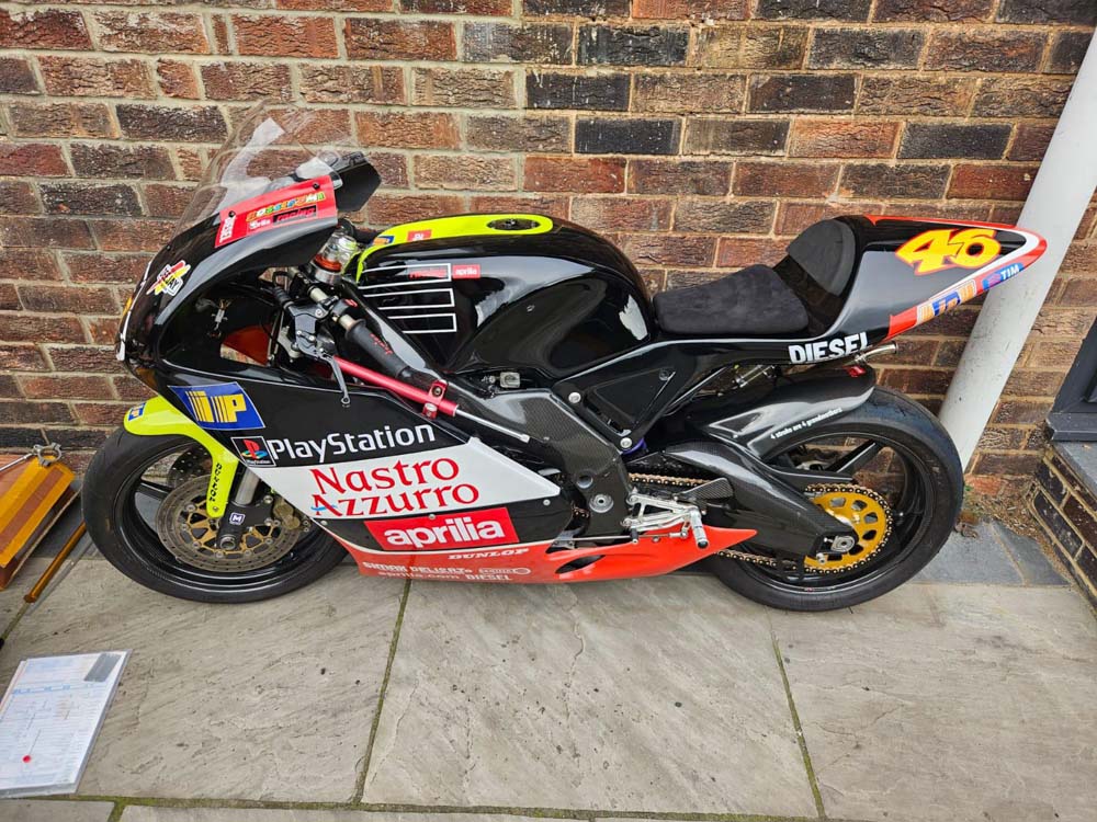 Motorcycle Transport - a customers bike photo ready to be delivered