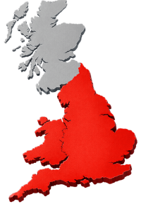 motorcycle transport - coverage map england and wales